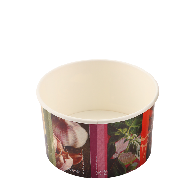Pahare de hârtie pentru înghețată, rezistente și durabile, de 4 oz