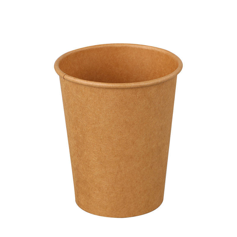 Pahar de hârtie kraft maro de 12 oz