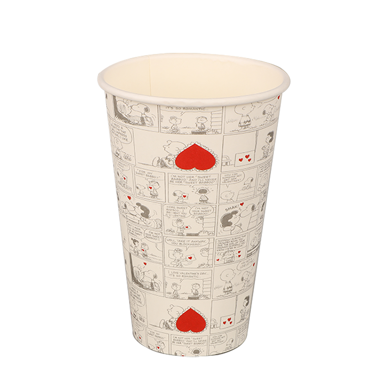 Cană de hârtie pentru cafea fierbinte de 16 oz