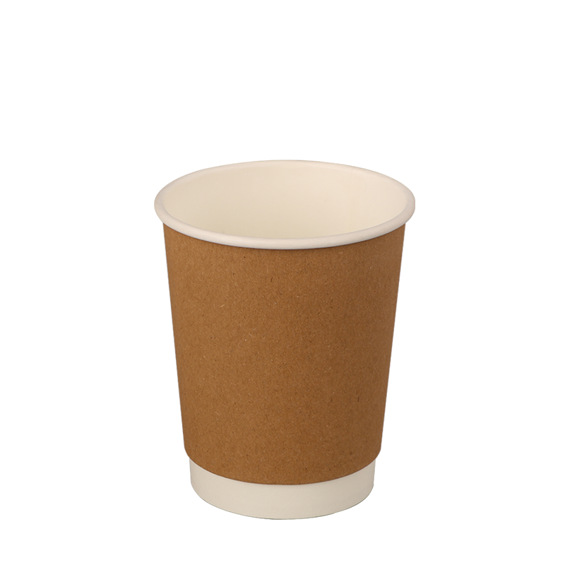Cești de hârtie cu cafea fierbinte cu perete dublu de 8 oz