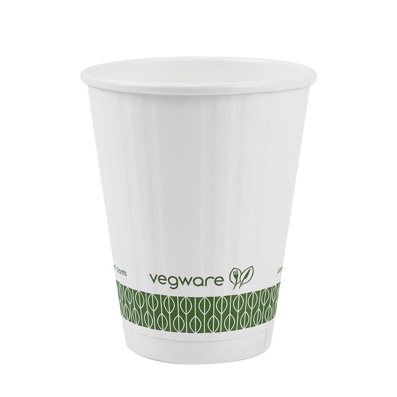 Pahar de hârtie fierbinte cu relief reciclabil de 16 oz