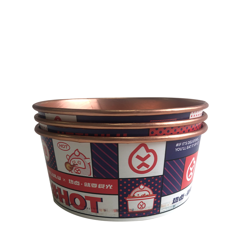 Bol de hârtie argintie de 1000 ml