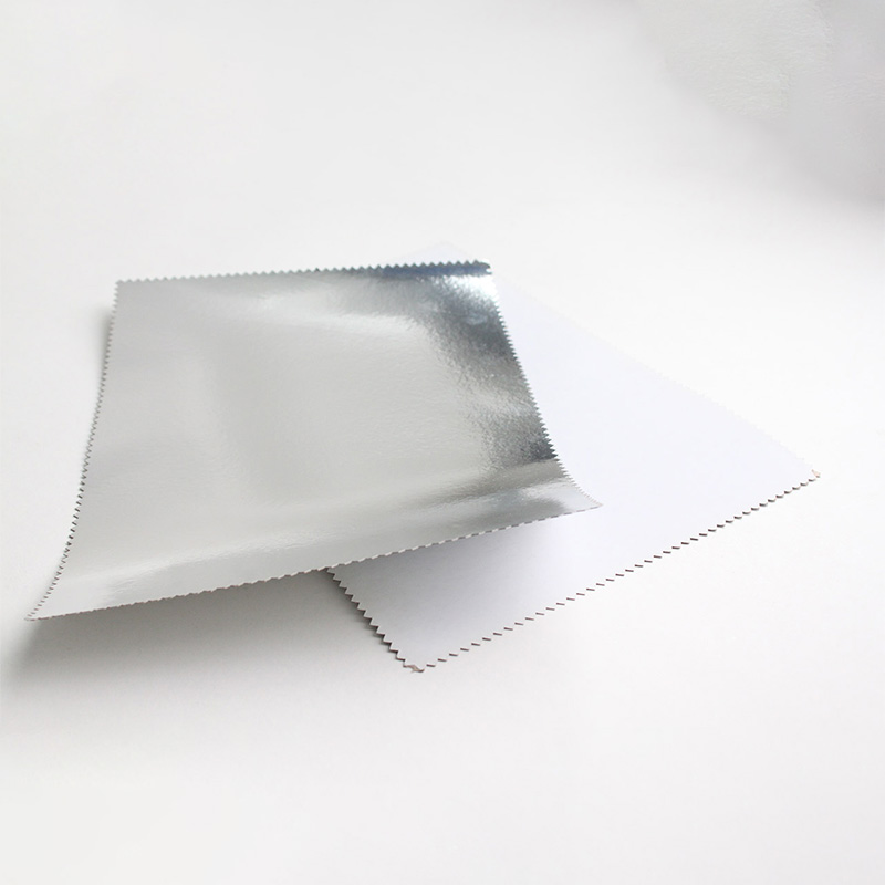 Hartie din aluminiu argintiu metalizat