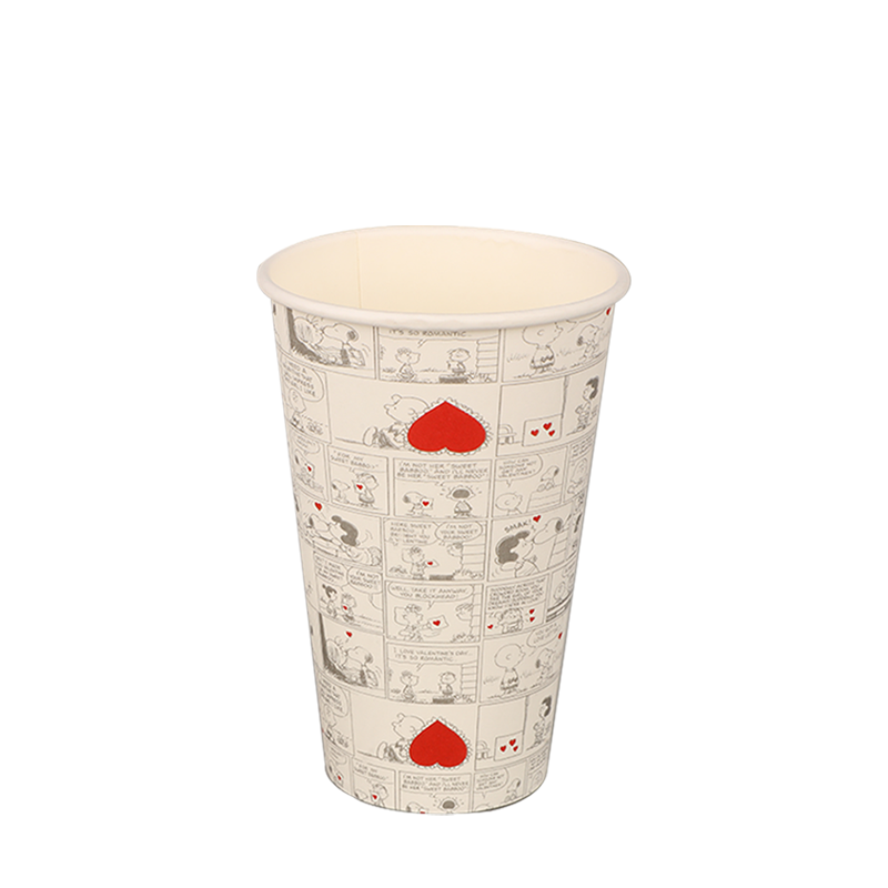 Pahar de hârtie fierbinte pe bază de apă de 10 oz