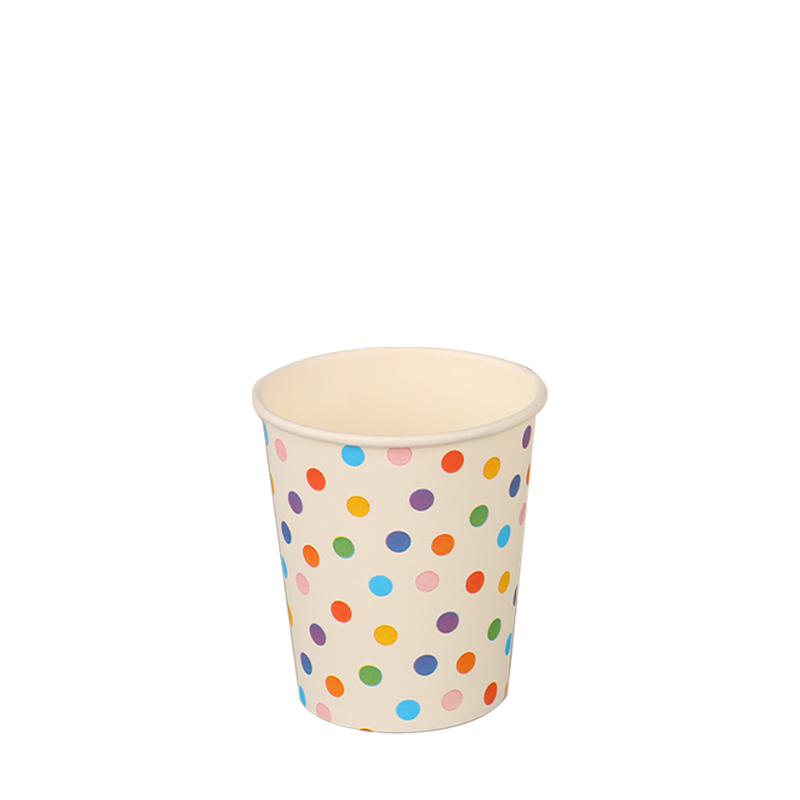 Pahar de hârtie fierbinte reciclabil de unică folosință de 4 oz