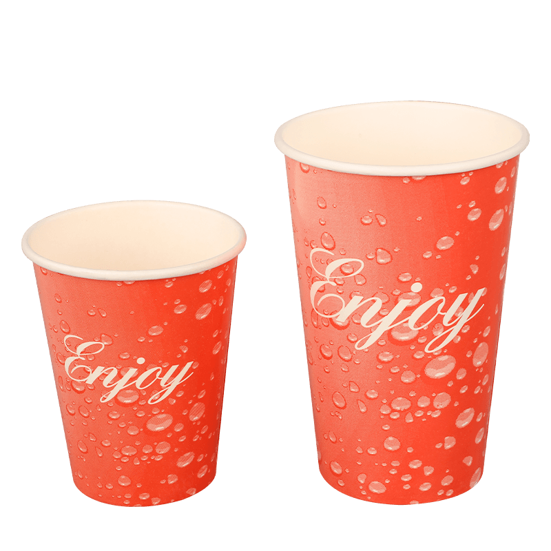 Pahare din hârtie rece reciclabile, ecologice, de 12 oz